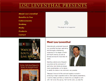 Tablet Screenshot of louleventhal.com